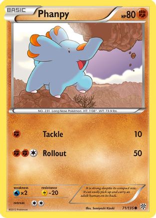 Plasma Storm Phanpy #71