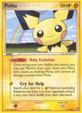 Power Keepers Pichu #21