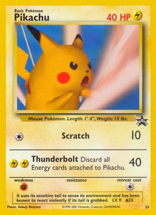 WoTC Promo Pikachu (SNAP Promo) #26