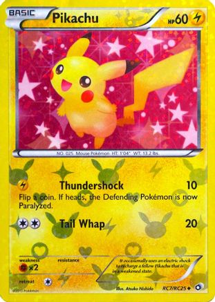 Legendary Treasures: Radiant Collection Pikachu #RC7