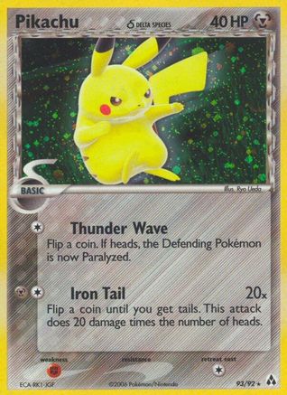 Legend Maker Pikachu (Delta Species) #93
