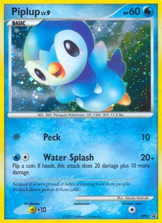 Diamond and Pearl Promos Piplup #DP03