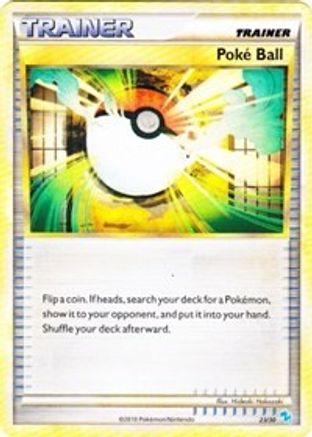 Poke Ball (Gyarados) 23 HGSS Trainer Kit: Gyarados & Raichu Pokémon card