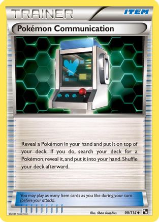 Black and White Pokemon Communication #99