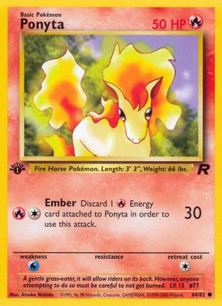 Team Rocket Ponyta #64