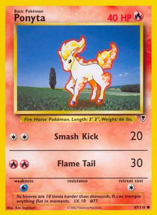 Legendary Collection Ponyta #087