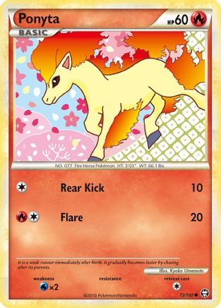 Triumphant Ponyta #72