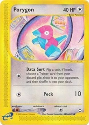 Aquapolis Porygon (103b) #103b