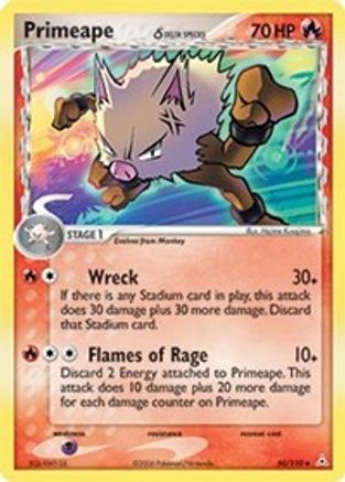 Holon Phantoms Primeape (Delta Species) #50