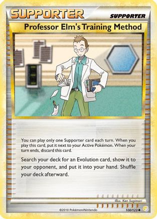 HeartGold SoulSilver Professor Elm's Training Method #100