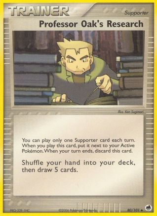 Dragon Frontiers Professor Oak's Research #80