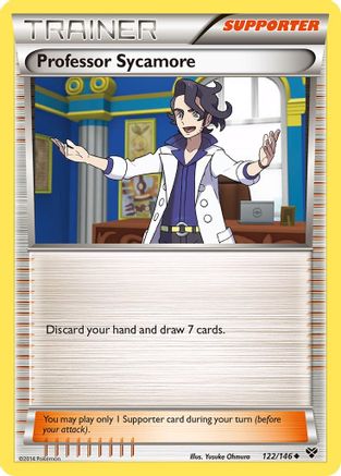 XY Base Set Professor Sycamore #122