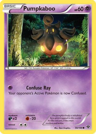 XY Base Set Pumpkaboo #56
