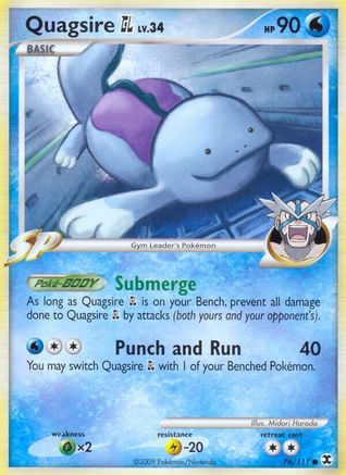 Rising Rivals Quagsire GL #76
