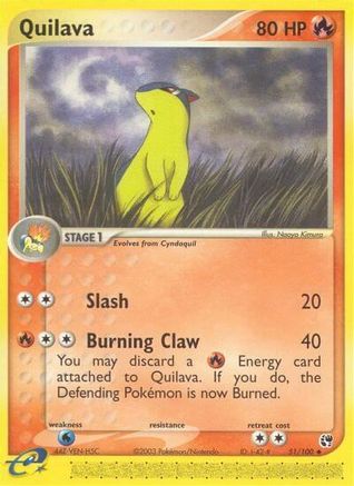 Sandstorm Quilava #51