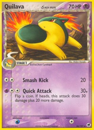 Dragon Frontiers Quilava (Delta Species) #36