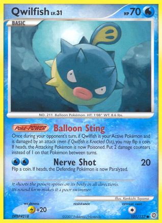 Secret Wonders Qwilfish #101