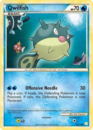 HeartGold SoulSilver Qwilfish #50