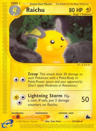 Skyridge Raichu (27) #027