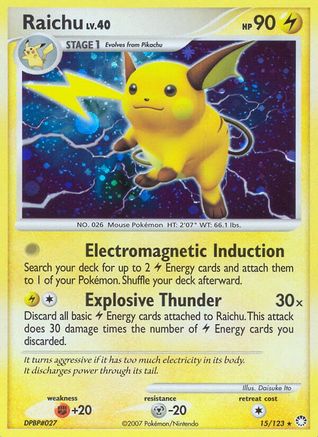Mysterious Treasures Raichu #15