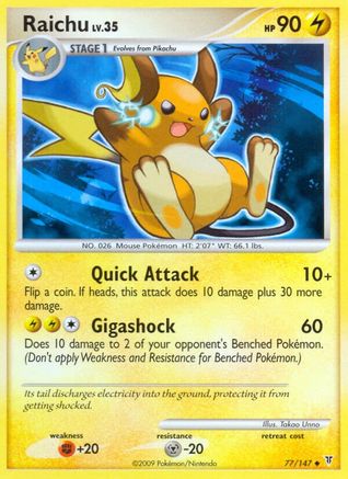 Supreme Victors Raichu #77