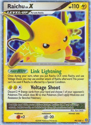 Stormfront Raichu LV.X #99