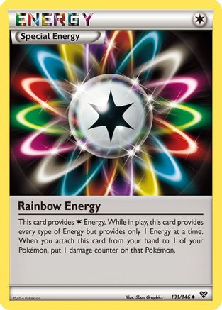 XY Base Set Rainbow Energy #131