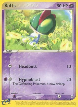 Ruby and Sapphire Ralts #67