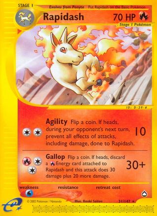 Aquapolis Rapidash #031