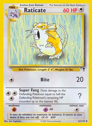 Legendary Collection Raticate #061