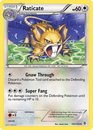 Boundaries Crossed Raticate #105