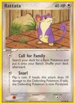 Team Rocket Returns Rattata #72