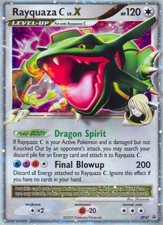 Rayquaza C LV.X - DP47 Diamond and Pearl Promos