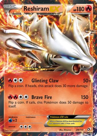 Legendary Treasures Reshiram EX #29