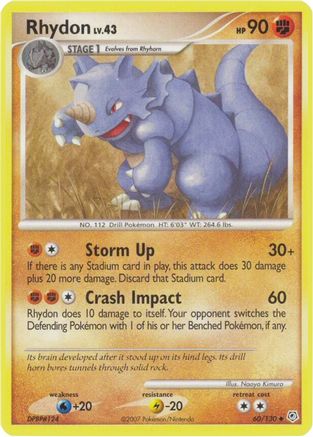 Diamond and Pearl Rhydon #60