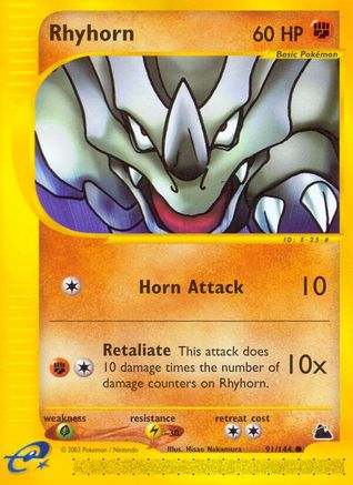 Skyridge Rhyhorn #091