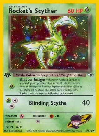 Gym Heroes Rocket's Scyther #013