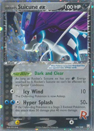 Rocket's Suicune ex - Team Rocket Returns - Pokemon