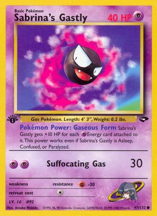 Gym Challenge Sabrina's Gastly (97) #097