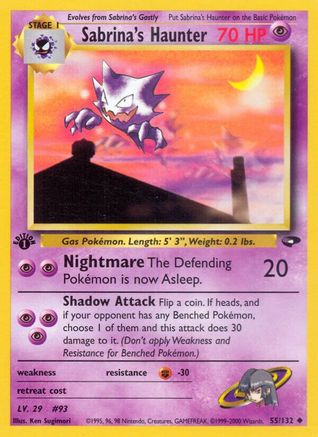 Gym Challenge Sabrina's Haunter #055