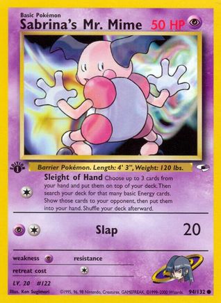 Gym Heroes Sabrina's Mr. Mime #094