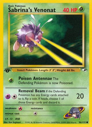 Gym Heroes Sabrina's Venonat #096