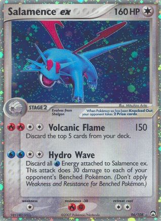 Power Keepers Salamence ex #96