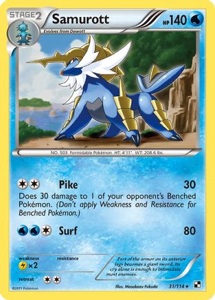 Black and White Samurott (31) #31