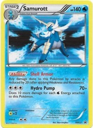Black and White Promos Samurott #BW22