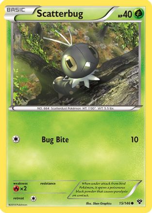 XY Base Set Scatterbug #15