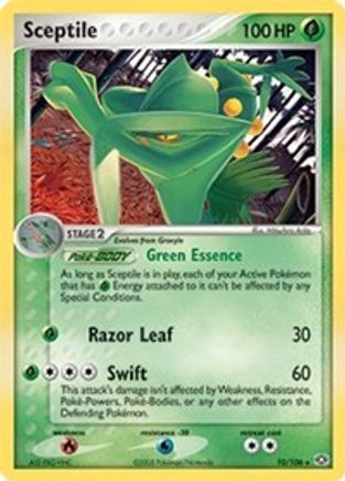 Deck Exclusives Sceptile - 10/106(EX Emerald) #010