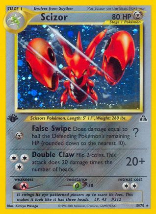 Neo Discovery Scizor (10) #10