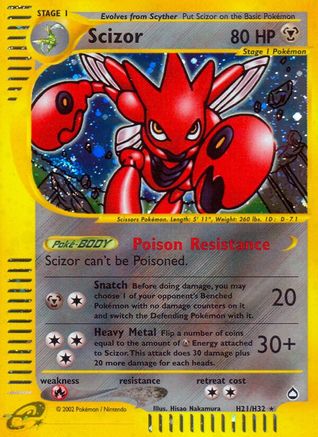 Aquapolis Scizor (H21) #H21