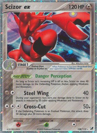 Unseen Forces Scizor ex #108